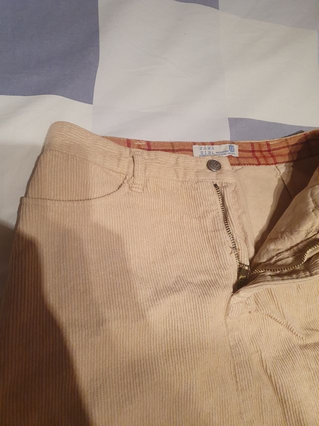 Falda Zara Con Flor - Original