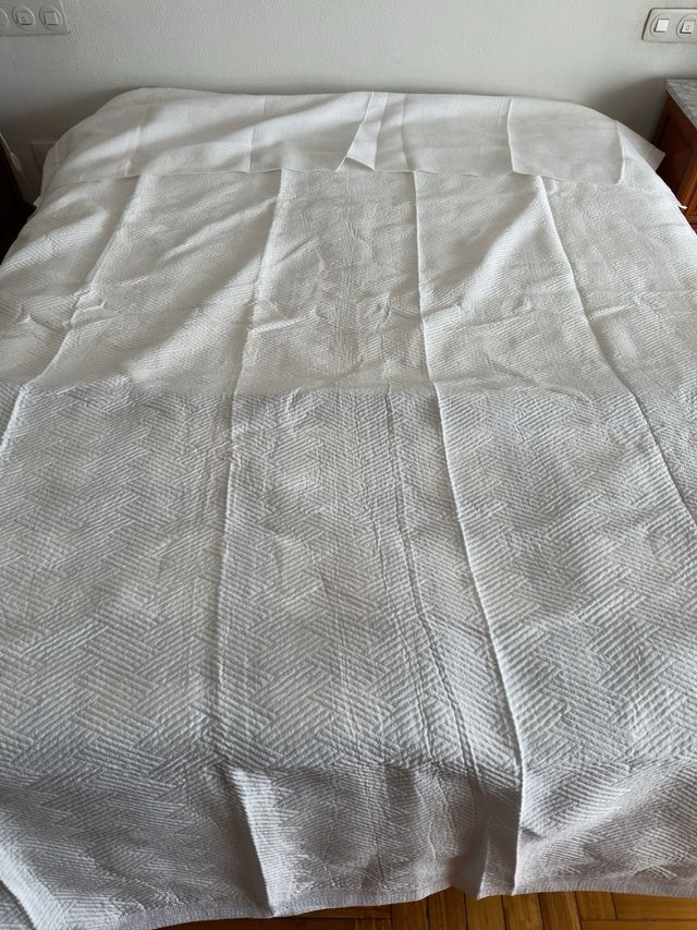 Colcha Cama 90 Blanca