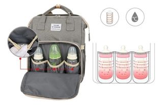 Sin usar! Bolso cambiador y minicuna portátil 3 en