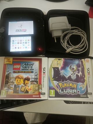 Nintendo 2DS Negra + Juegos
