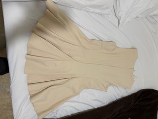 Vestido Zara Beige Lazos