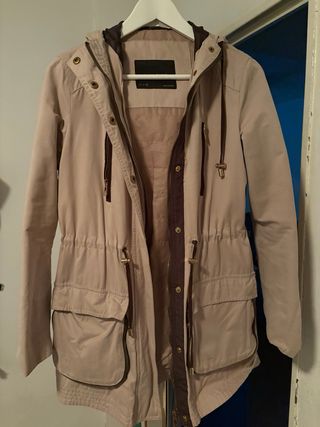 Gabardina Zara Beige Talla S