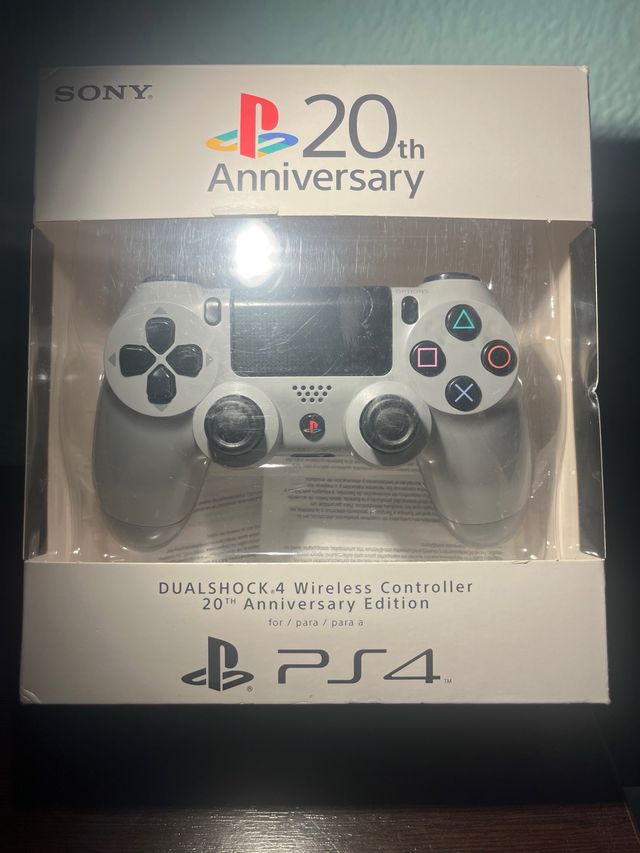 Mando PS4 Dualshock 4 20th Anniversary Gris
