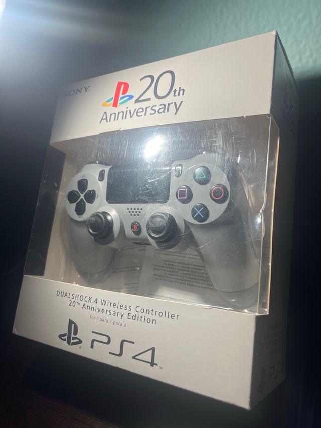 Mando PS4 Dualshock 4 20th Anniversary Gris