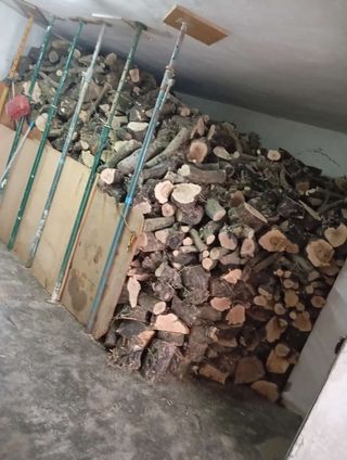 Leña de olivo para chimenea o barbacoa