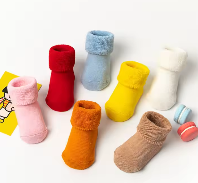 Meias de Inverno Antiderrapantes Lisas