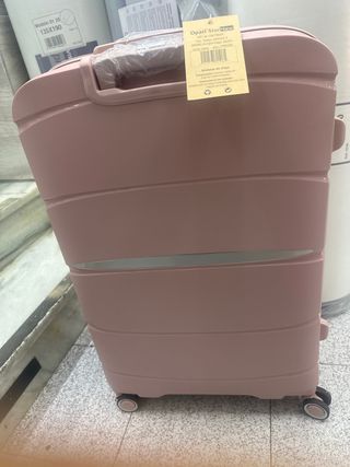 Maleta de viaje rosa