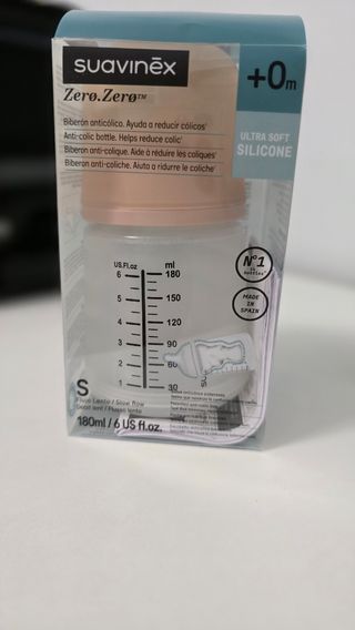 Biberón Suavinex Zero Zero 180ml