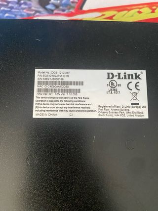 Negociable Switch D-Link DGS-1210-24P Gestionable