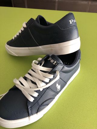 Zapatillas Polo Ralph Lauren Negras Nuevas
