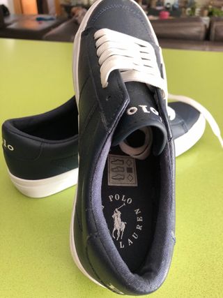 Zapatillas Polo Ralph Lauren Negras Nuevas
