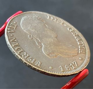 8 Reales Fernando VII 1817, Ceca de Lima