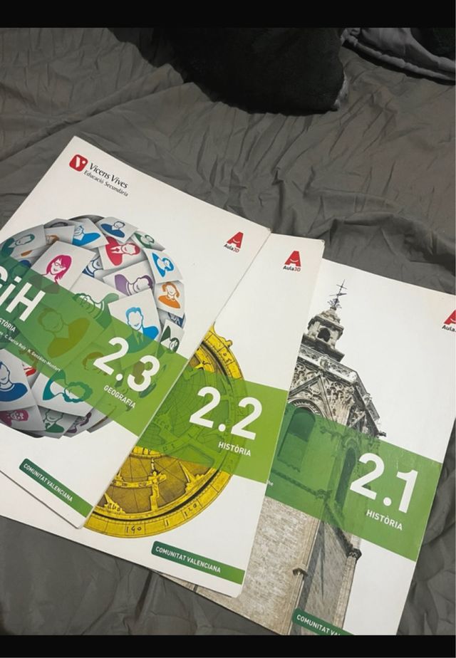 pack libros de geografía e historia 2 de la eso