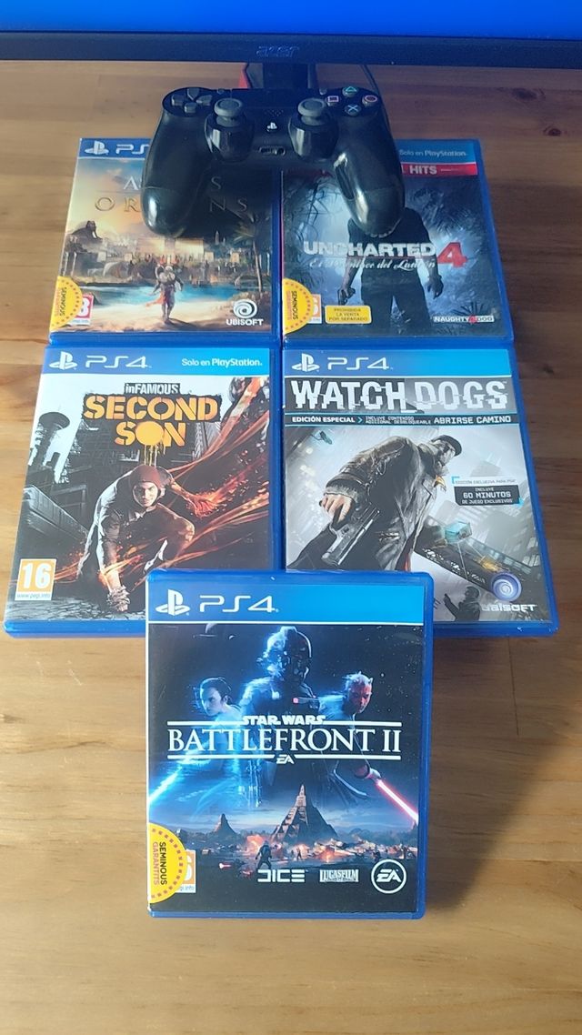 PS4 + 5 Juegos + Mando