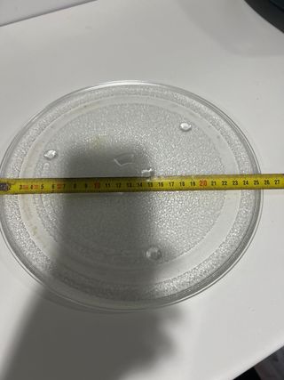 Plato giratorio de microondas