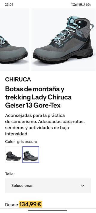 Botas de montaña Chiruca Geiser 13 Gore-Tex