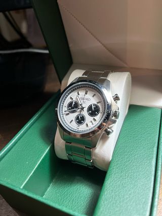 Seiko Speedtimer Silver Panda Mod