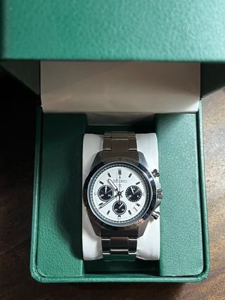 Seiko Speedtimer Silver Panda Mod