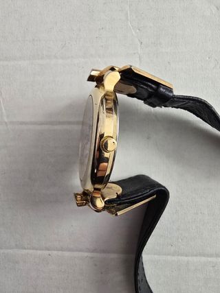 Orologio Quarzo Vintage Paul Manrur Oro Nero