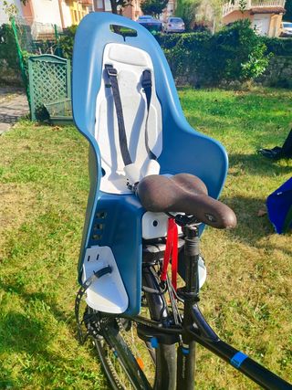 Silla portabebés para bicicleta del Decathlon