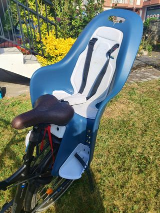 Silla portabebés para bicicleta del Decathlon