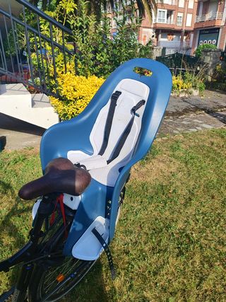 Silla portabebés para bicicleta del Decathlon
