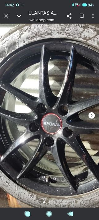 5 Llantas R17 225/45 Ronal