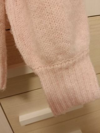 Jersey de lana rosa