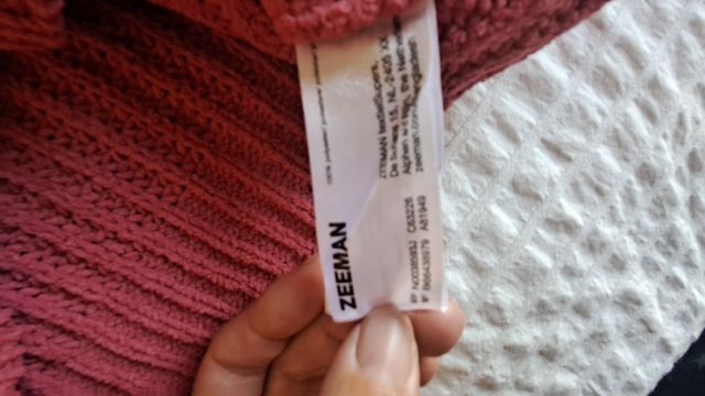 Jersey talla 158/164 beige y rosa