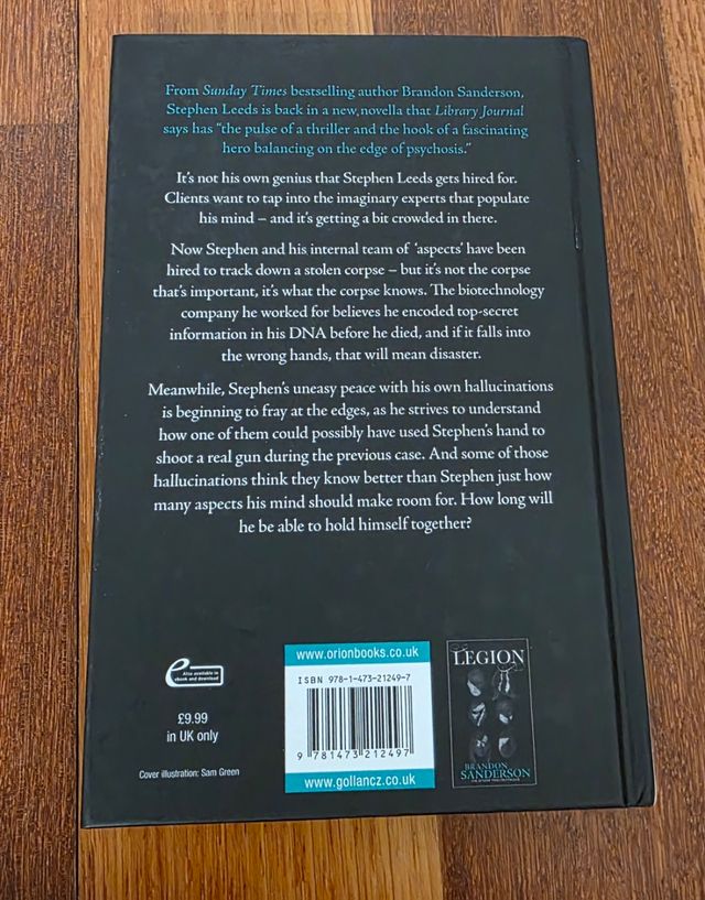 Legion Skin Deep de Brandon Sanderson (inglés)