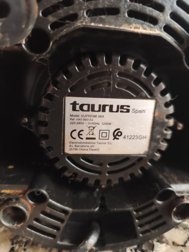 Vaso de licuadora de vidrio