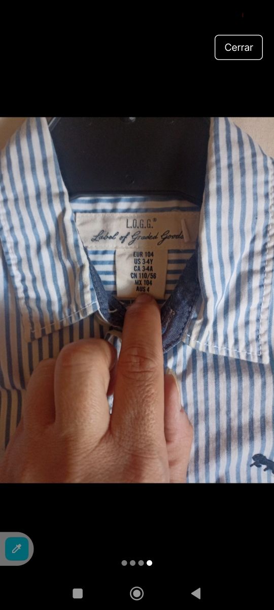 Conjunto de niño: camisa y pantalón corto