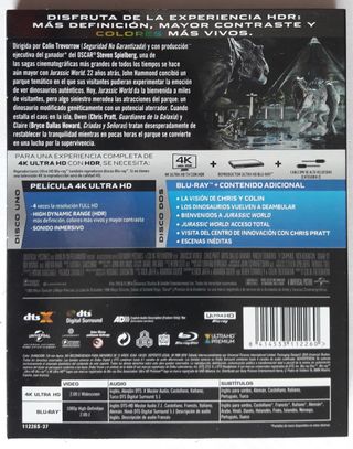 Jurassic World 1-3 4K UHD + Blu-ray