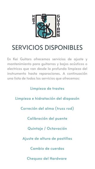 Servicios de Luthier – Guitarras y Bajos