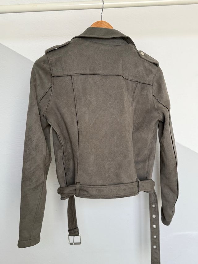 Chaqueta Biker Gris Primark