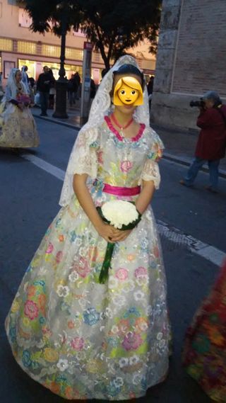 Traje Fallera Talla XS/S
