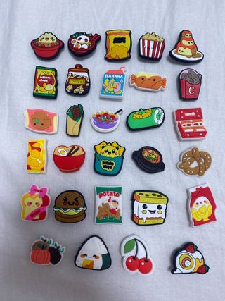 Pines para Crocs de Comida Divertida
