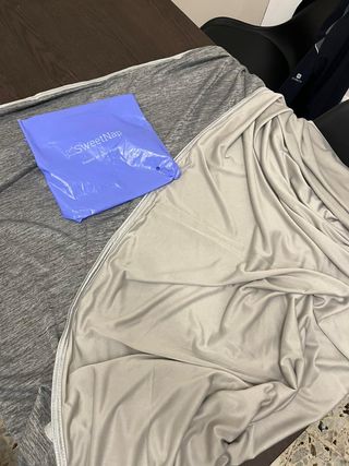 Coperta Rinfrescante Sweetnap Beige/Grigio