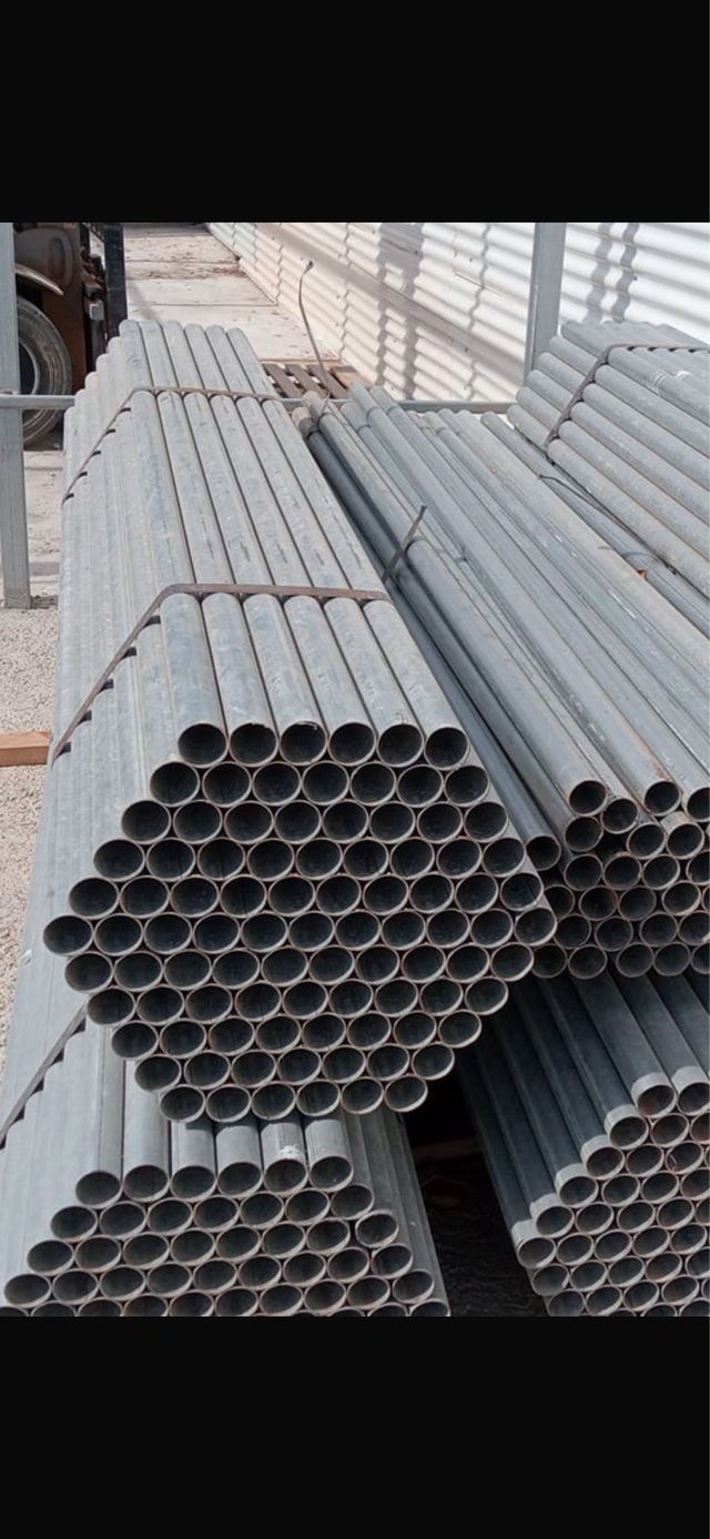 Tubo redondo galvanizado 3 metros