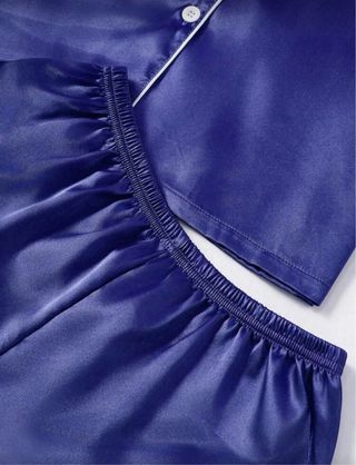 Pijama 3 piezas azul