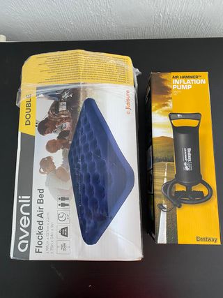 Colchón Hinchable Doble + Inflador Bestway