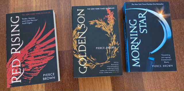 Red Rising, Golden Son y Morning Star (inglés)