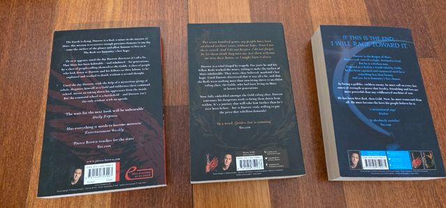 Red Rising, Golden Son y Morning Star (inglés)