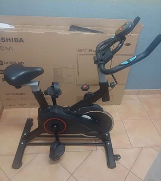 Bicicleta de Spinning Negra