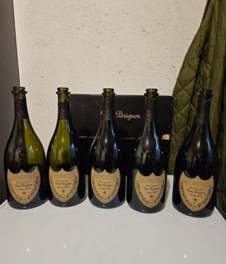 5 Dom Pérignon Vintage 2015 Vuoti