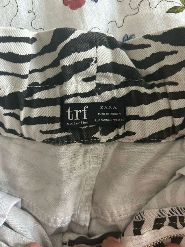 Falda animal print cebra