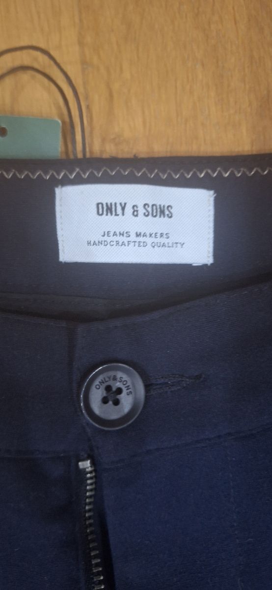 Pantalón Chino Hombre Azul Marino