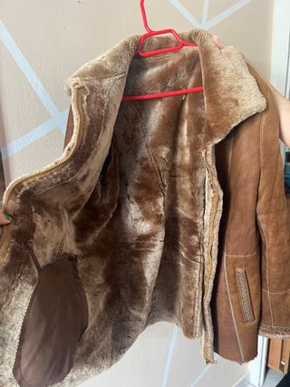 Chaqueta de ante y borreguito