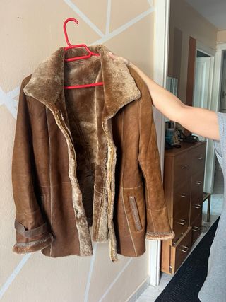 Chaqueta de ante y borreguito