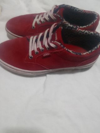 Zapatillas Vans Unisex Rojas